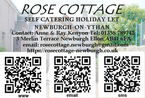 Rose Cottage Promotion - click business card